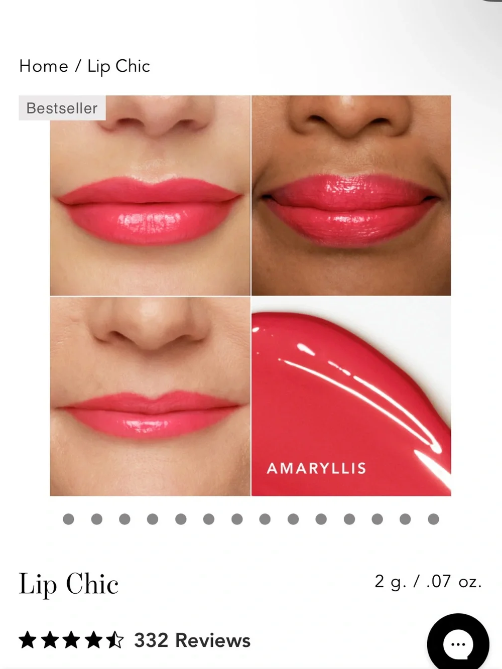 Chantecaille Satin Finish Lipstick - Amaryllis Red